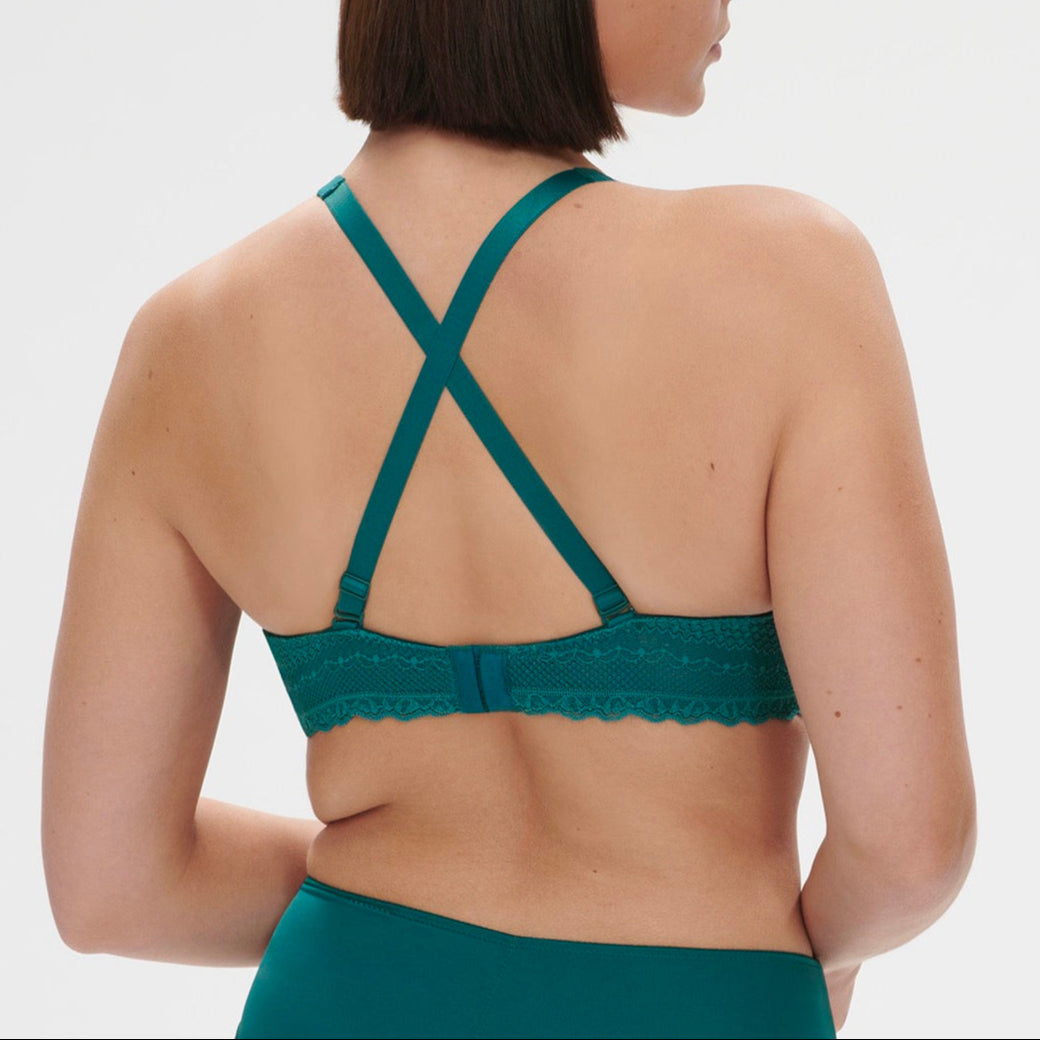 Soutien-Gorge Armatures Padding Maintien Destinee - Bleu Pavo