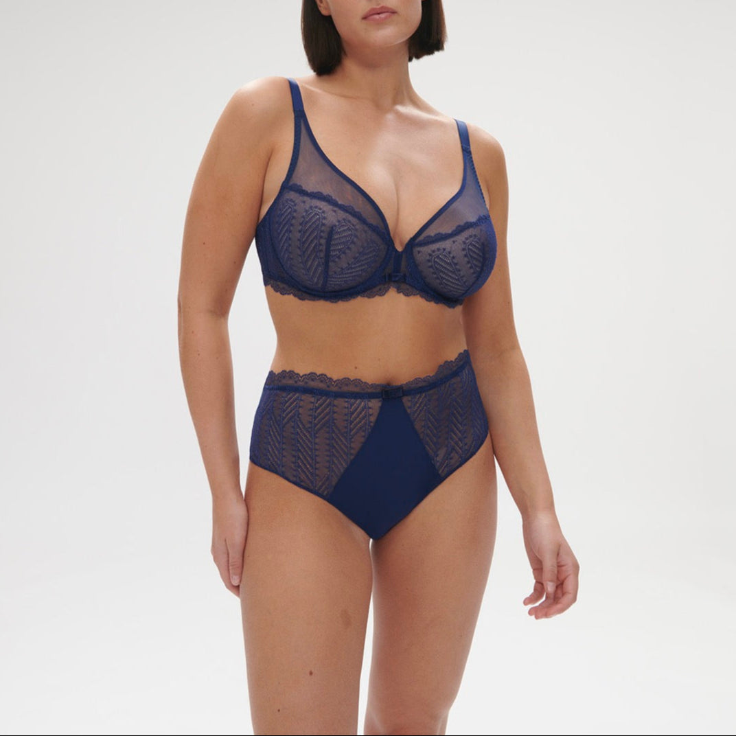 Culotte Taille Haute Canopée - Bleu