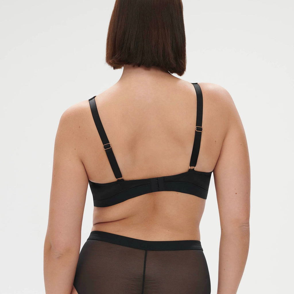 Soutien-Gorge Sgaa Décolleté Plongeant Mystic - Noir
