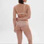 Shorty En Dentelle Festive - Rose