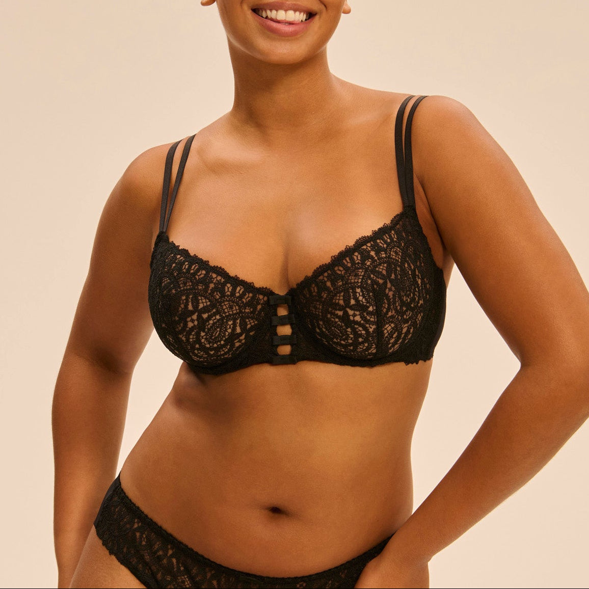 Soutien-Gorge Corbeille Symphonie - Noir