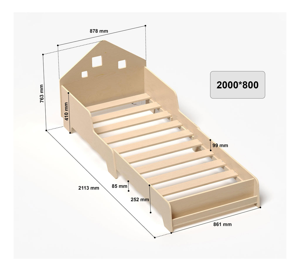 Cama Cabina Extensible Con Iluminación Led