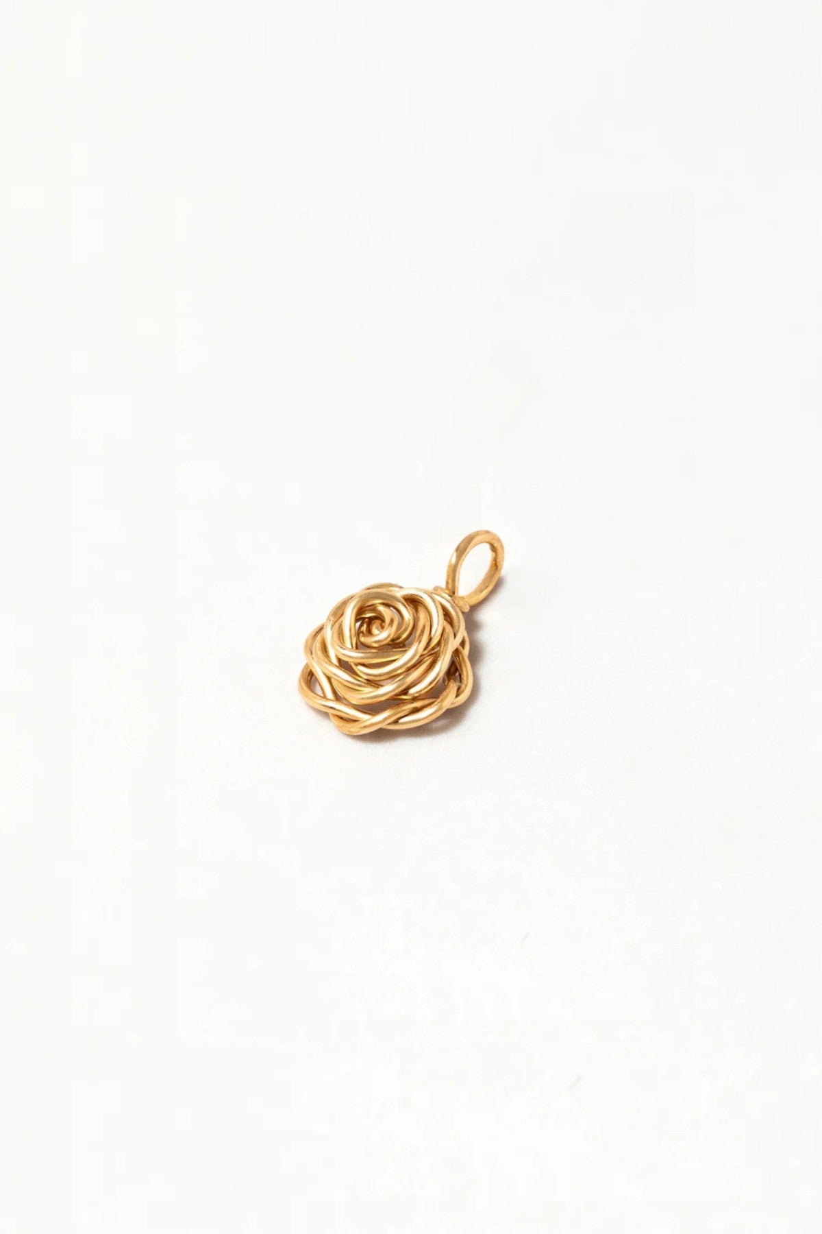 Small Rosa Pendant - Gold