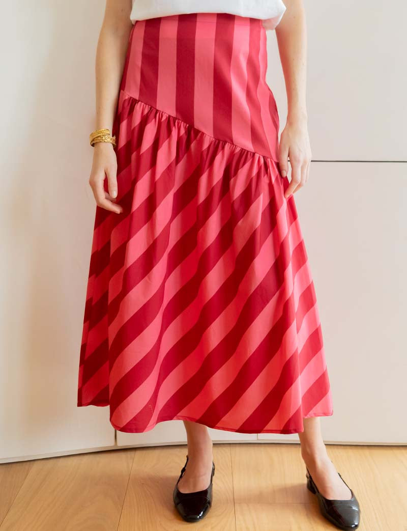 Rock Moki in Rosa & Rot