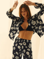 Pantalón Margaritas Blanco