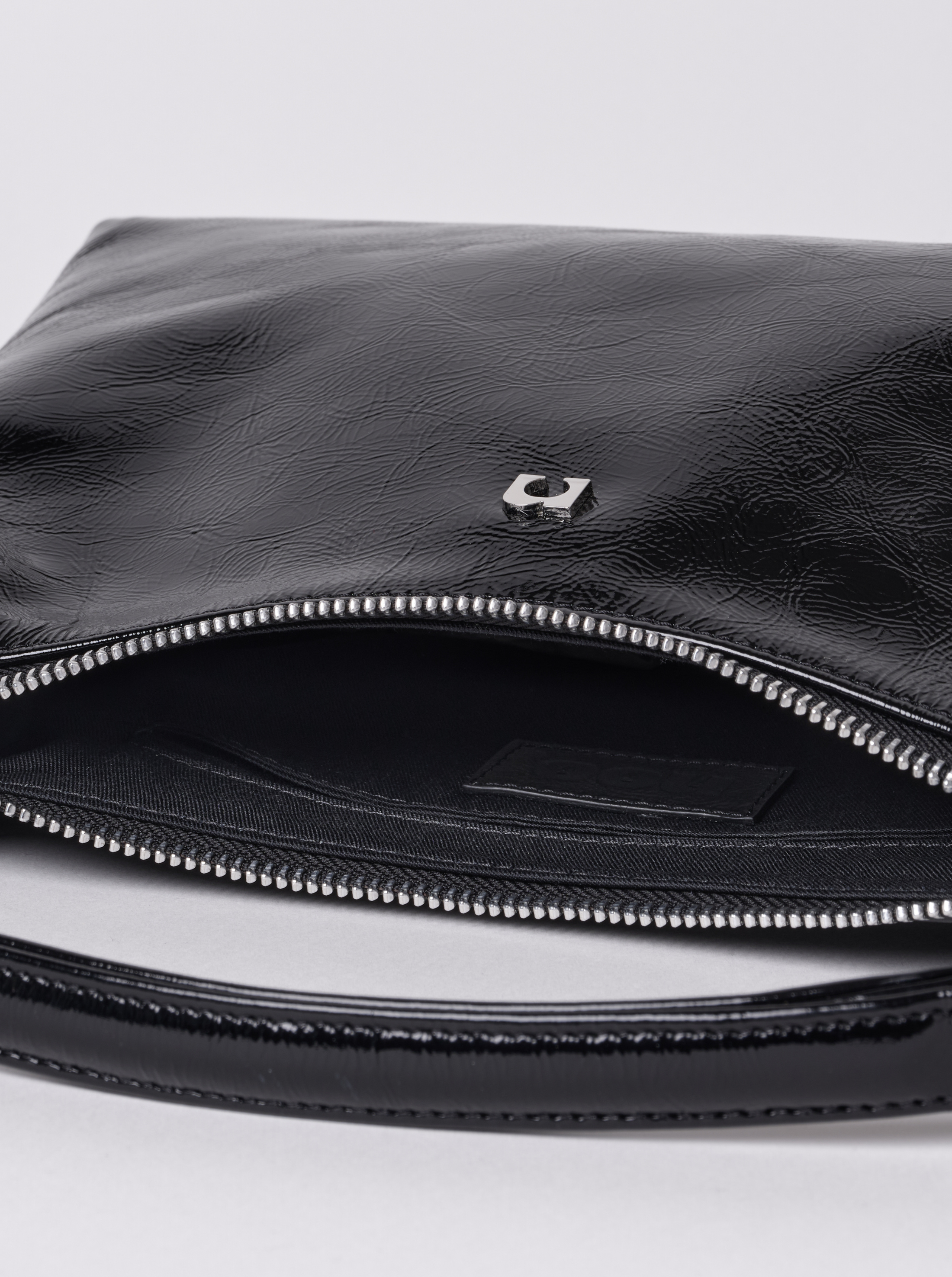 Black Baguette Bag