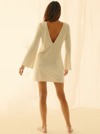 Robe Sleeves Cream Waves