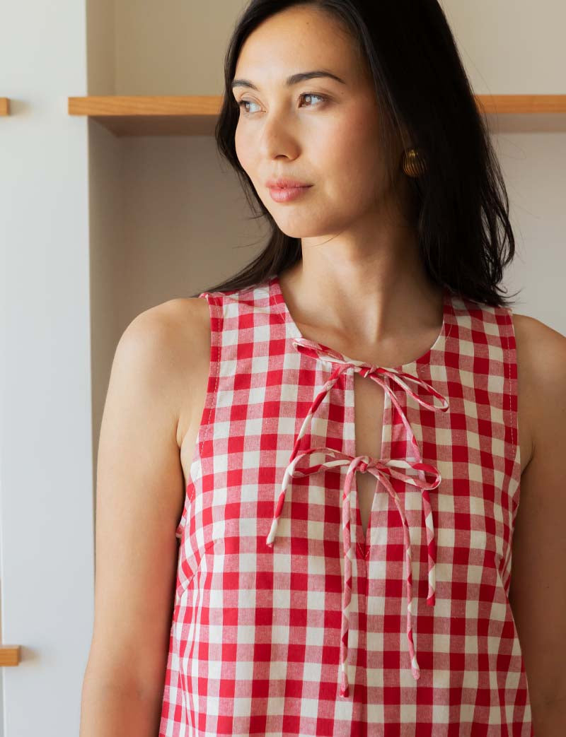 Vestido Vichy Rojo Raymonde