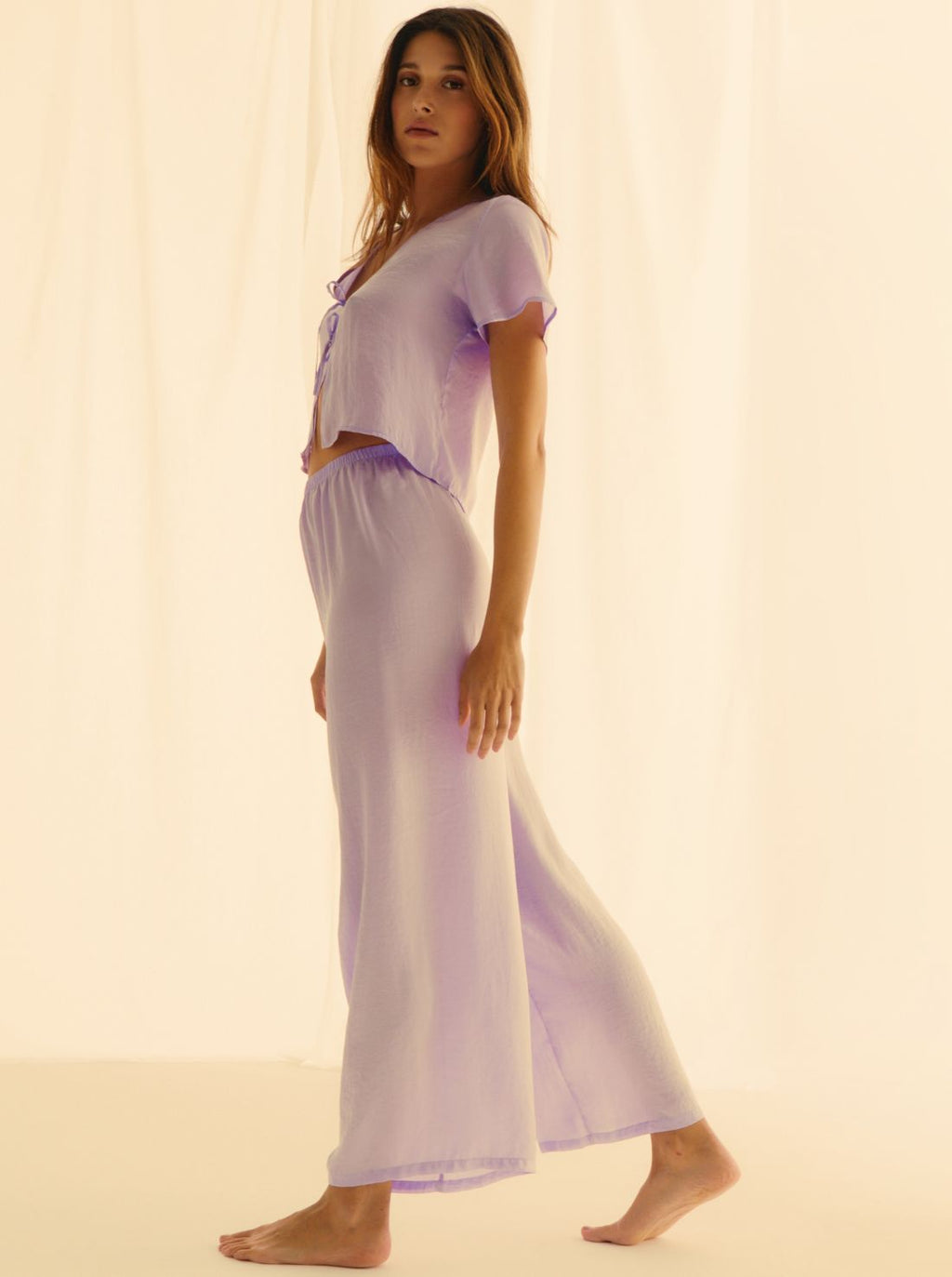 Pantalon Silky Lila