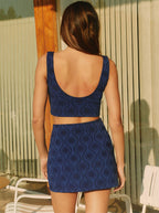 Blue Sun Mini Skirt