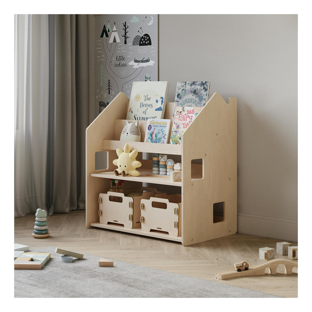 Estante multiusos Montessori 2 en 1
