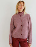 Stribet Bordeaux Cardigan Ekai