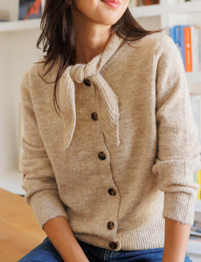 Cardigan Taupe Xabi