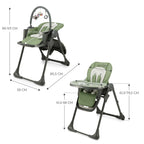 Chaise Haute 2En1 Tummie Vert