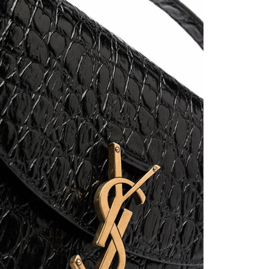 Borsa Saint Laurent Kaia Croco Shoulder