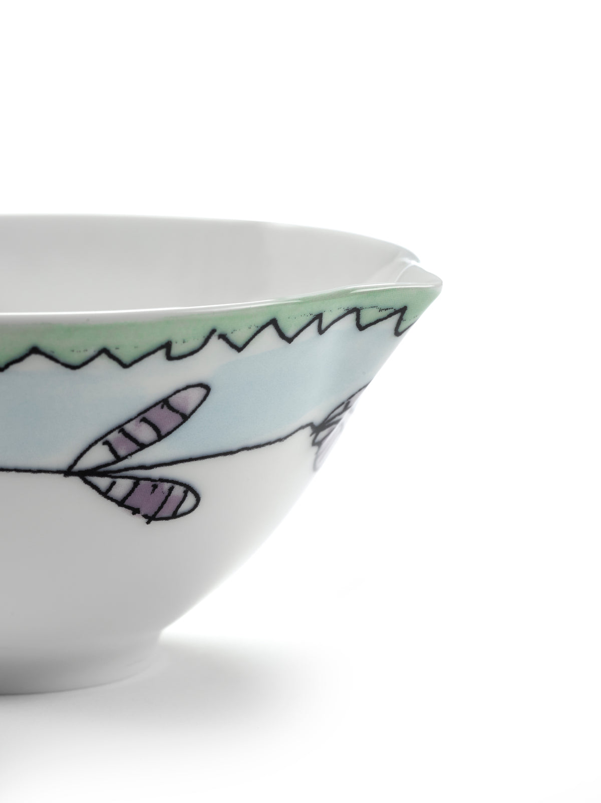 Midnight Flowers - Brocca - Porcellana Bone China - Blossom Milk