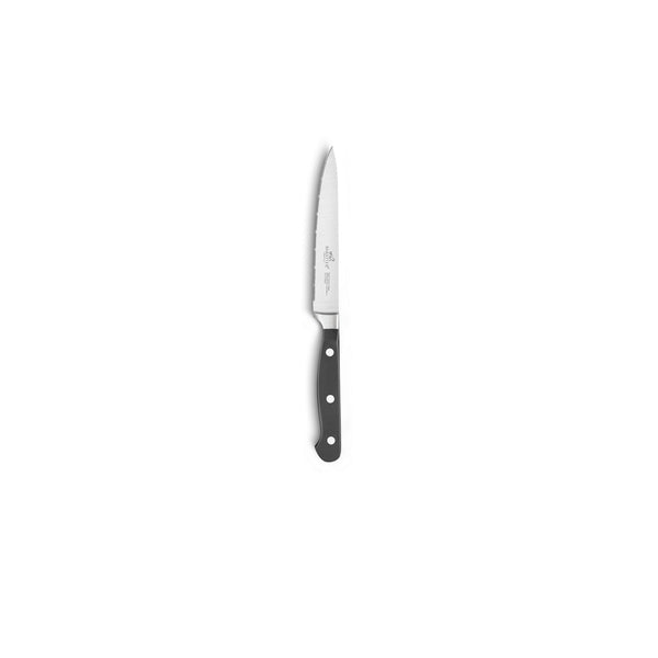 Cuchillo Universal Hoja Microdatada Remaches Acero Inoxidable 13 Cm Pluton
