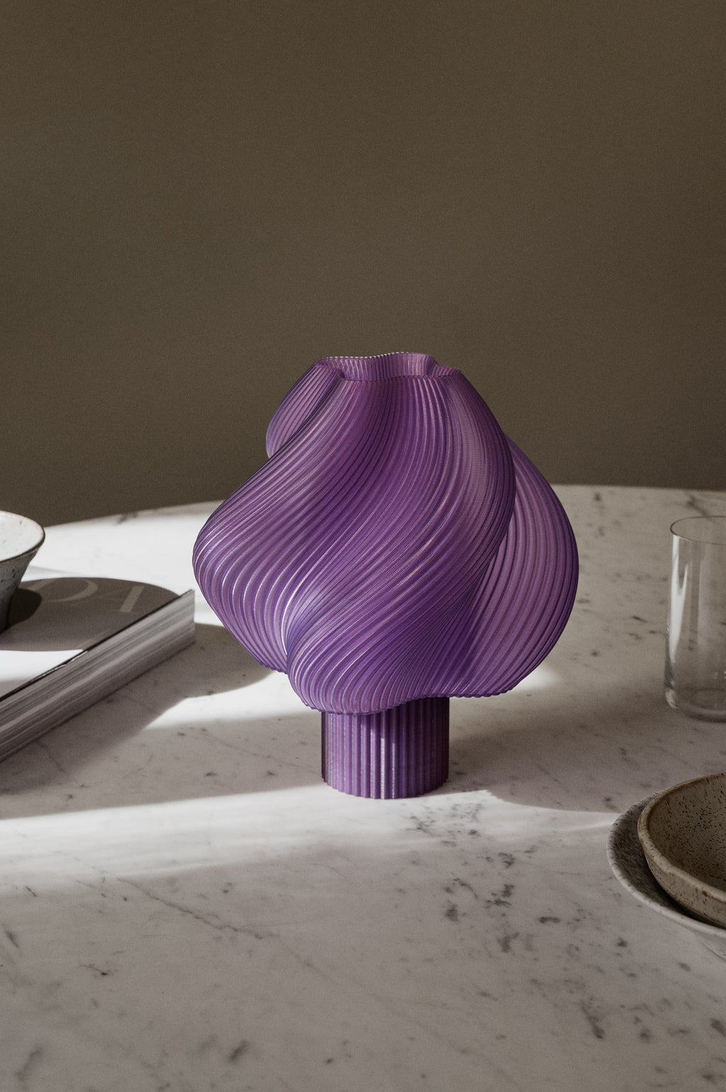 Lampada Da Tavolo Soft Serve - Portable - Lavender Sorbet