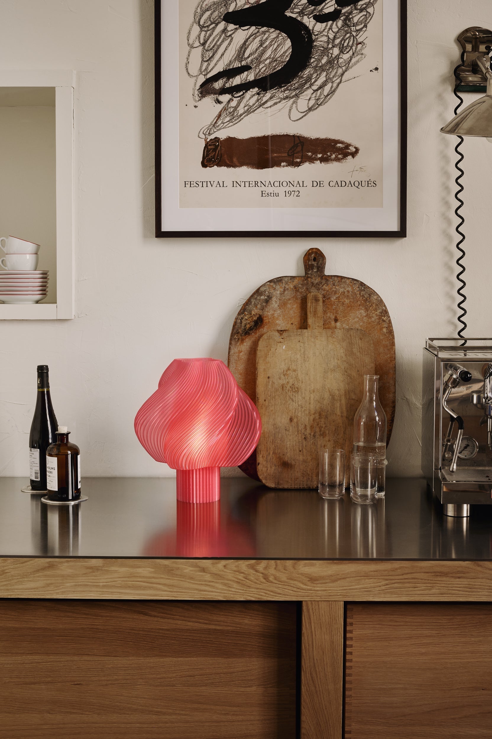 Soft Serve Table Lamp - Large - Peach Sorbet