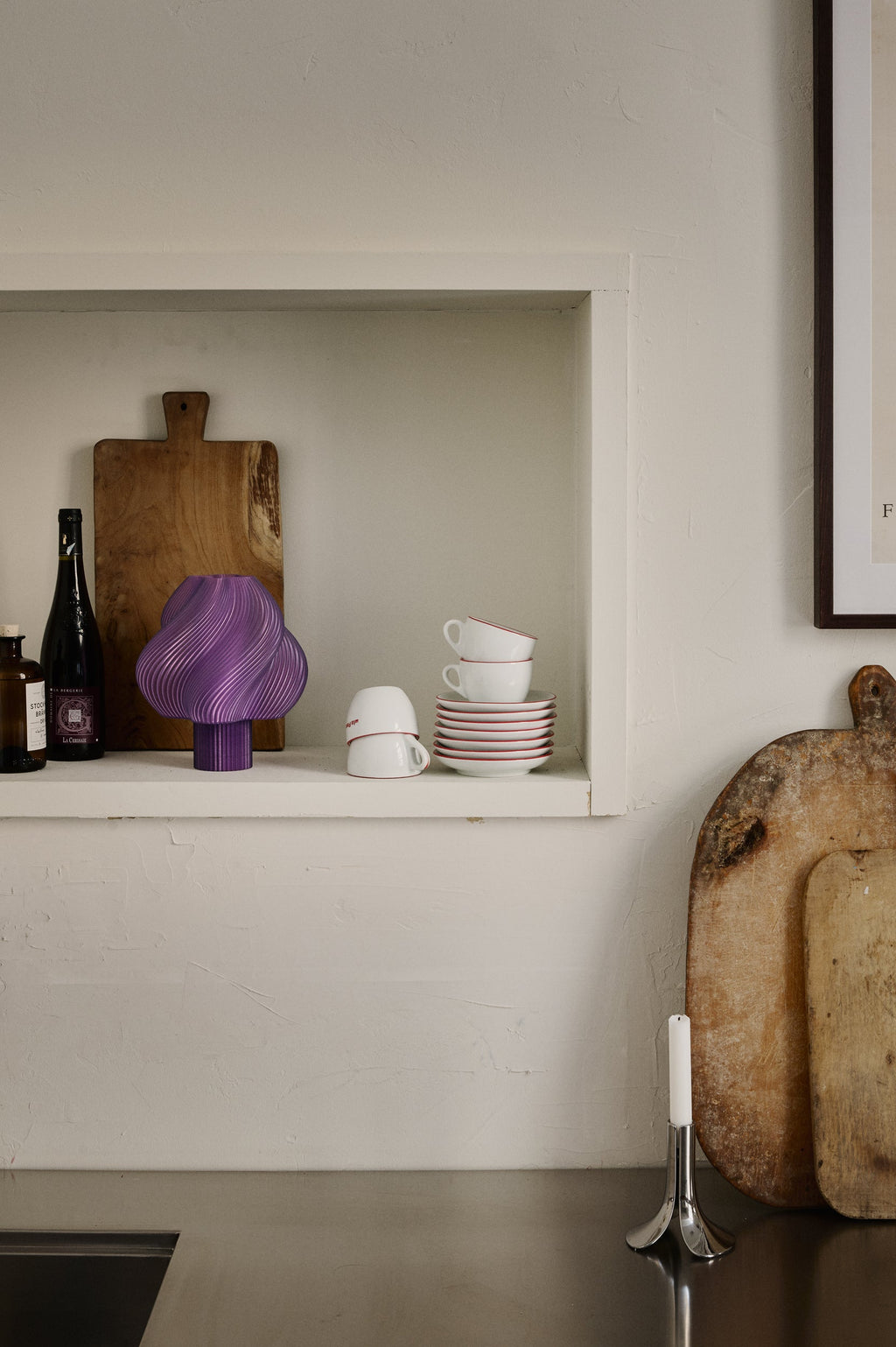 Lampada Da Tavolo Soft Serve - Portable - Lavender Sorbet