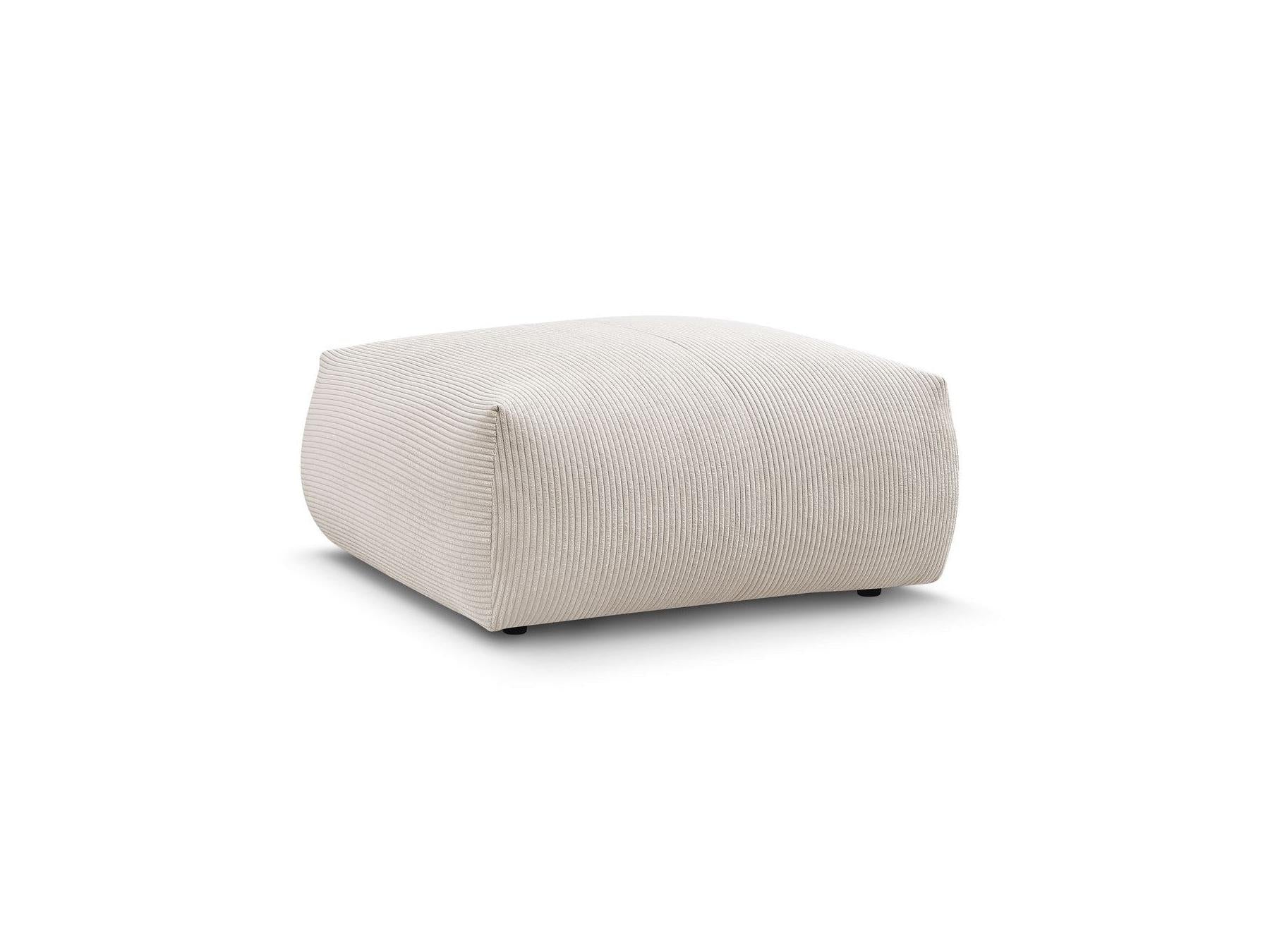 Voltaire - Pouf Carré - Velours Côtelé