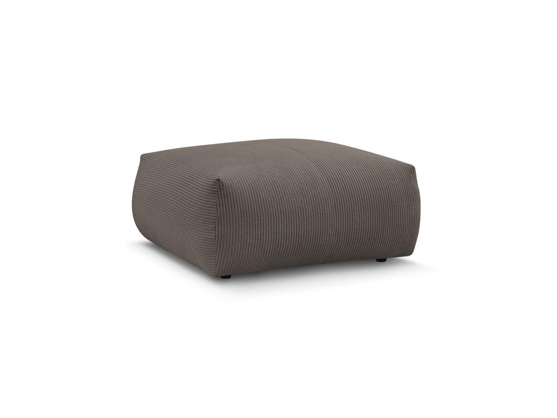 Voltaire - Pouf Carré - Velours Côtelé