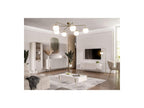 Mathilde - Mueble vitrina de 2 puertas - Patas doradas
