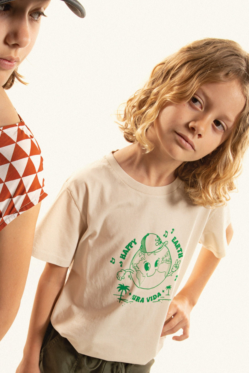 Tshirt Enfant - Craie - Happyearth