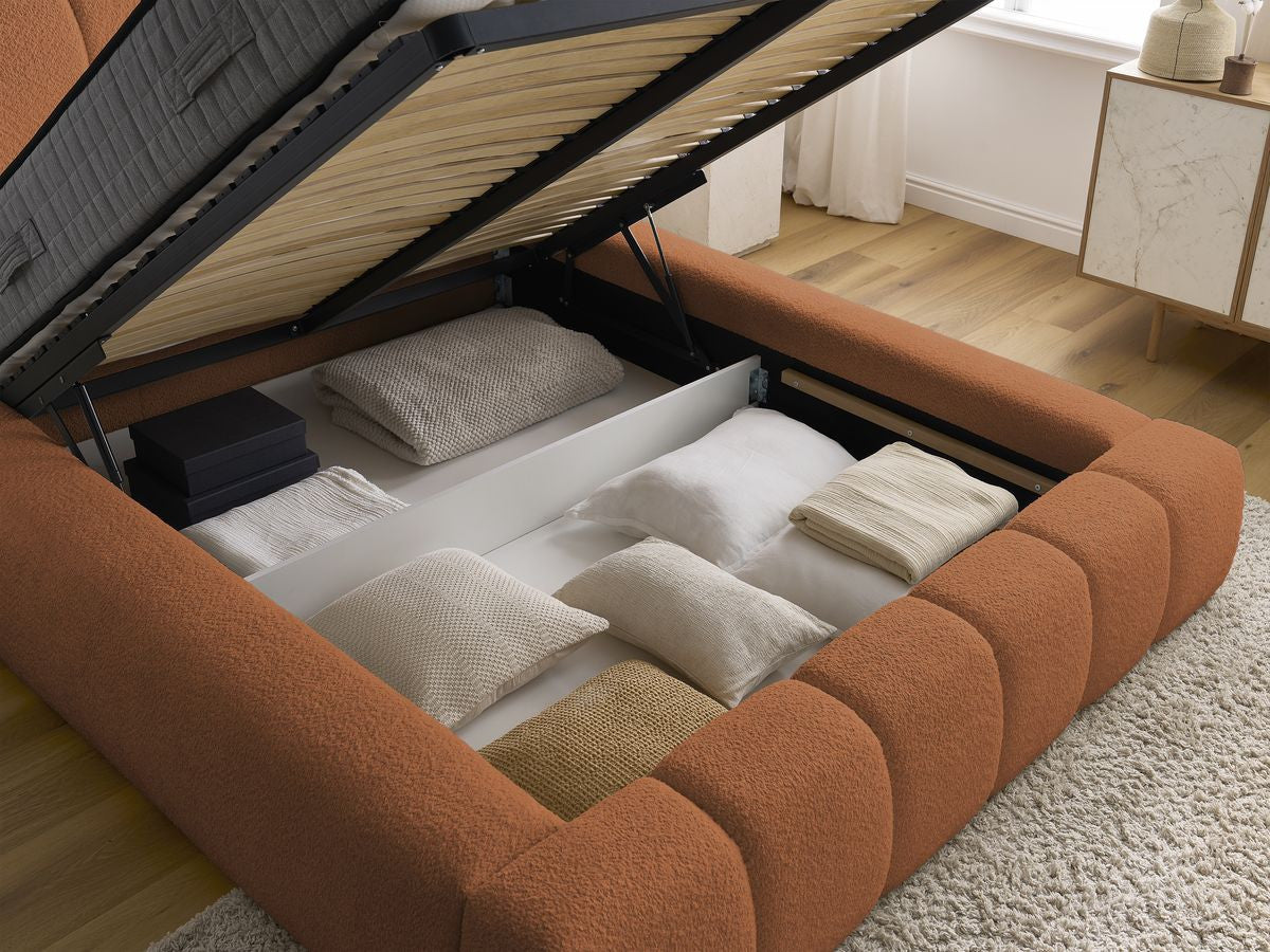 Denali - Storage Bed - Bouclé Fabric