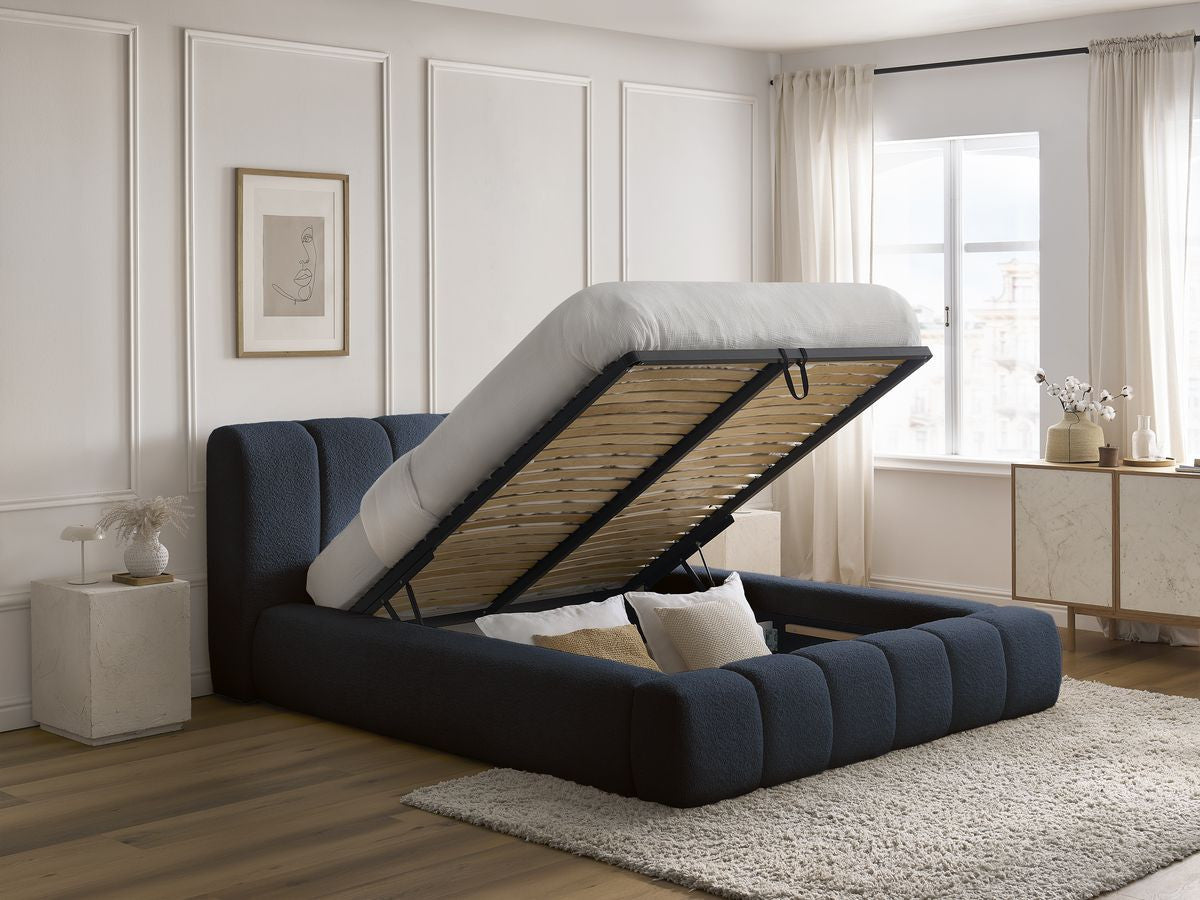 Denali - Storage Bed - Bouclé Fabric