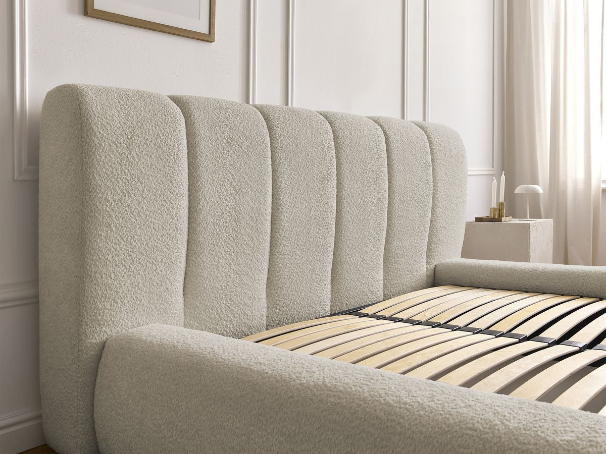 Denali - Storage Bed - Bouclé Fabric