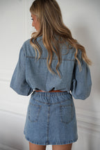 Robe En Jean Marguerite - Bleue