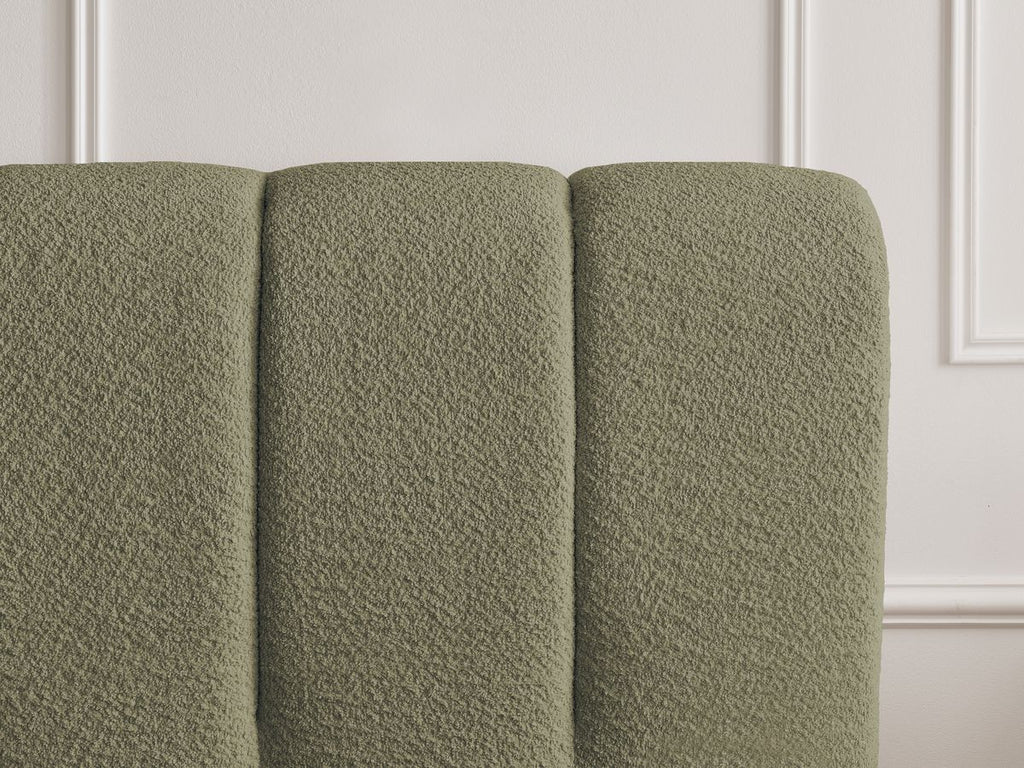 Denali - Lit Coffre - Tissu Bouclette + Bout De Lit