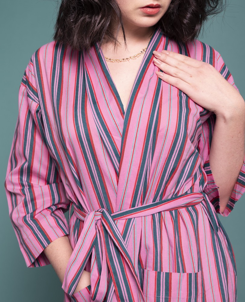 Kimono largo - Margate pink