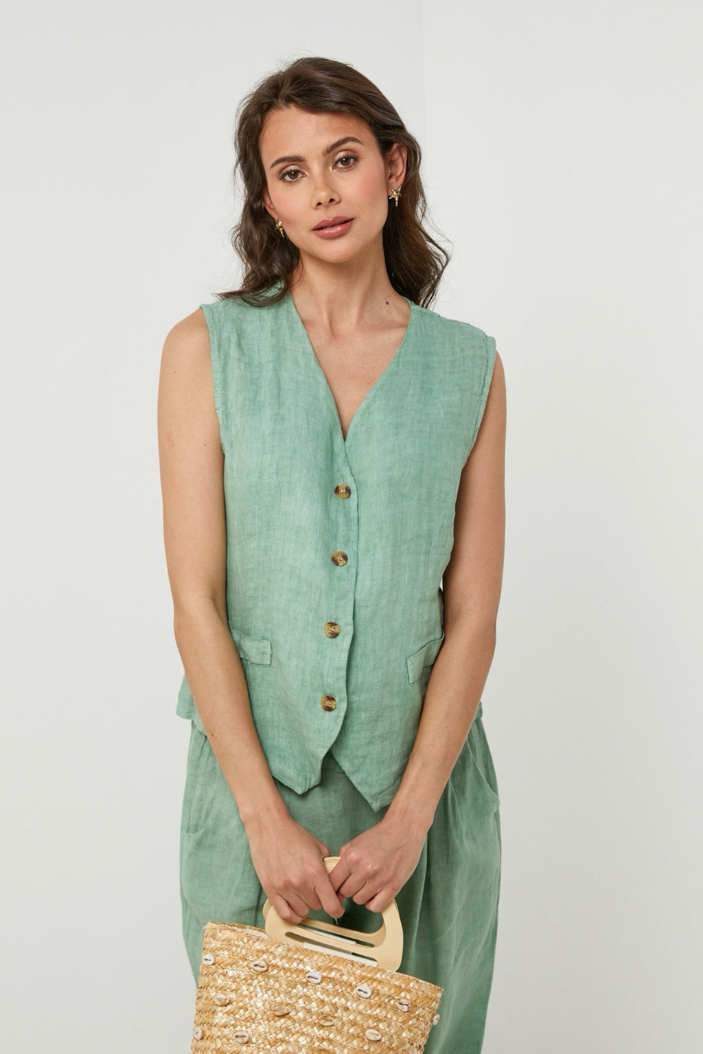 Vest - Green - Women