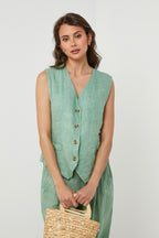 Vest - Green - Women