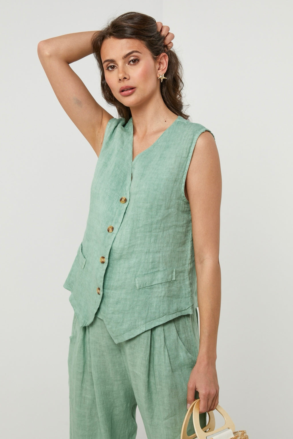 Vest - Green - Women