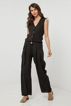 Pantalon - Noir - Femme