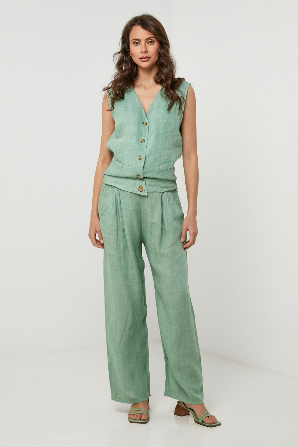 Pantalón - Verde - Mujer