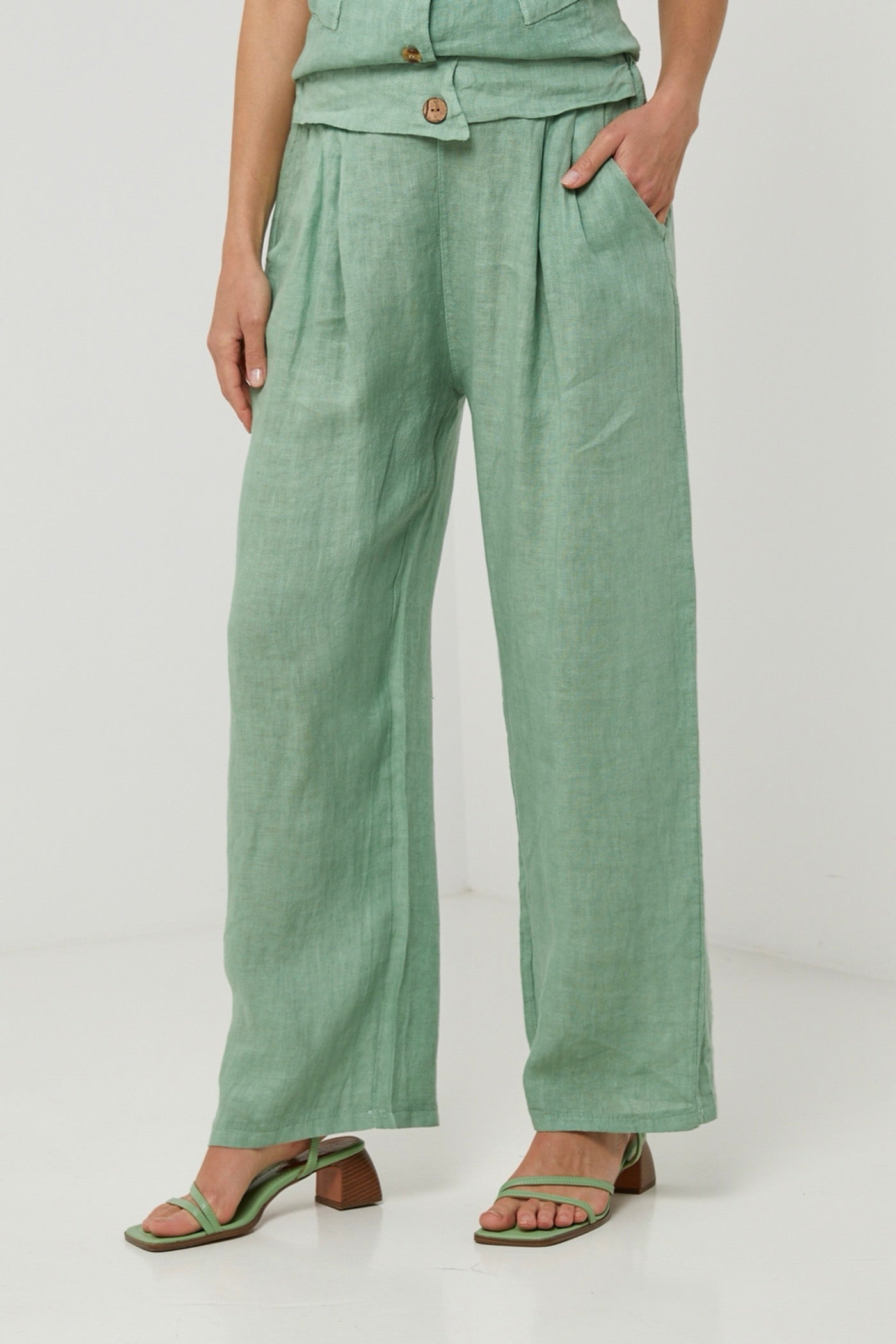 Pantalón - Verde - Mujer