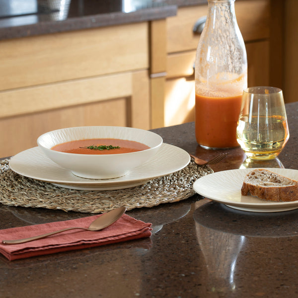 Muse - Servicio de 18 piezas - Gres - Marfil