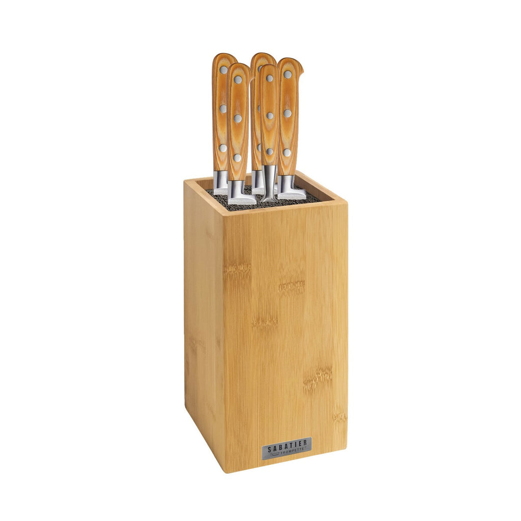 Essentiel - 5-Piece Spaghetti Block - Light Wood