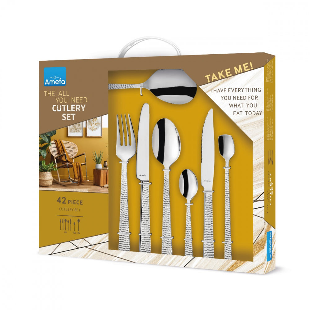 Iliade - Coffret Cadeau 42 Pièces - Acier Inoxydable - Inox