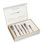Coffre Bois - Coffret De Rangement 48 À 98 Couverts - Bois - Blanc/Bois