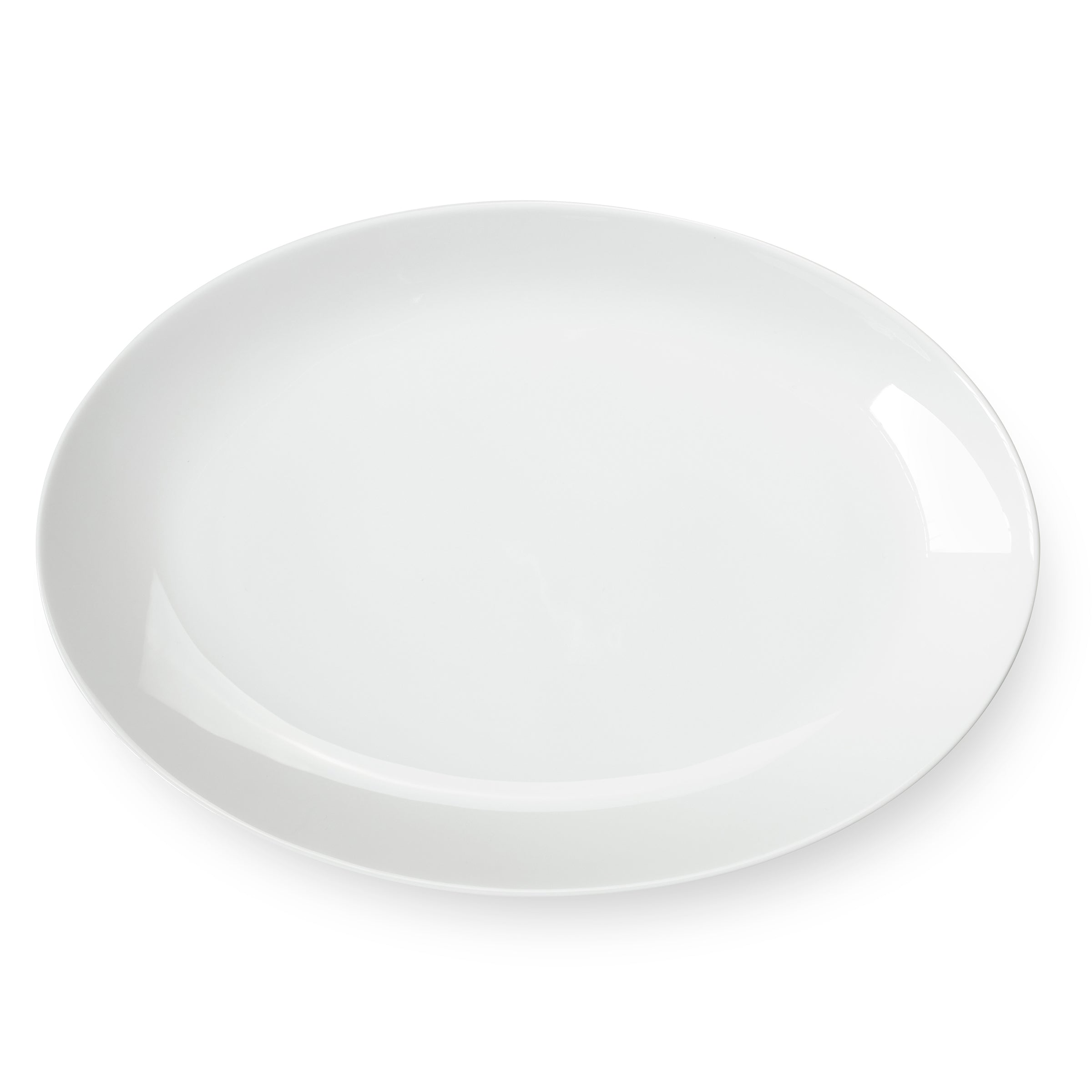 Côme - Plato Ovalado 38 X 24 Cm - Porcelana - Blanco