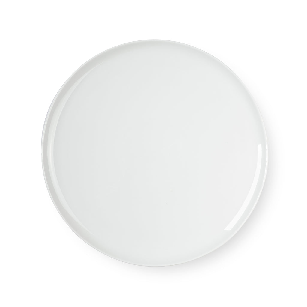 Côme - Plat À Tarte 30 Cm - Porcelaine - Blanc