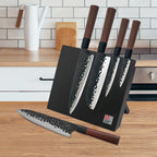 Samouraï - 5-Knife Kitchen Block - Brown, Black