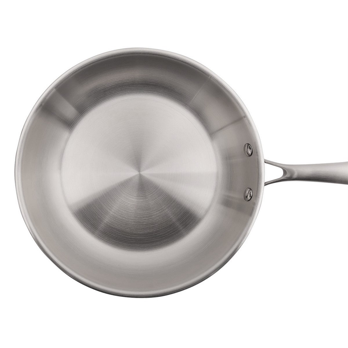 Gourmet - Lote de 1 sartén de acero inoxidable de 28 cm + 1 salteadora de acero inoxidable de 24 cm + 1 piedra de Plata Limón de 300 g (mantenimiento del acero inoxidable)