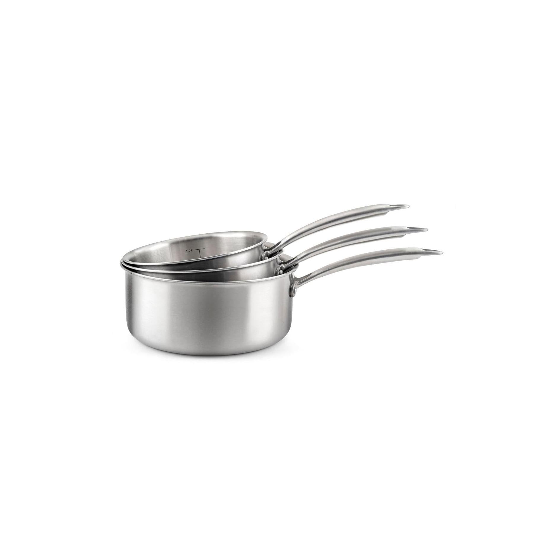 Gourmet - Lot De 3 Casseroles 16/18/20Cm - Inox