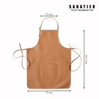 Honoré - Leather Apron - Brown